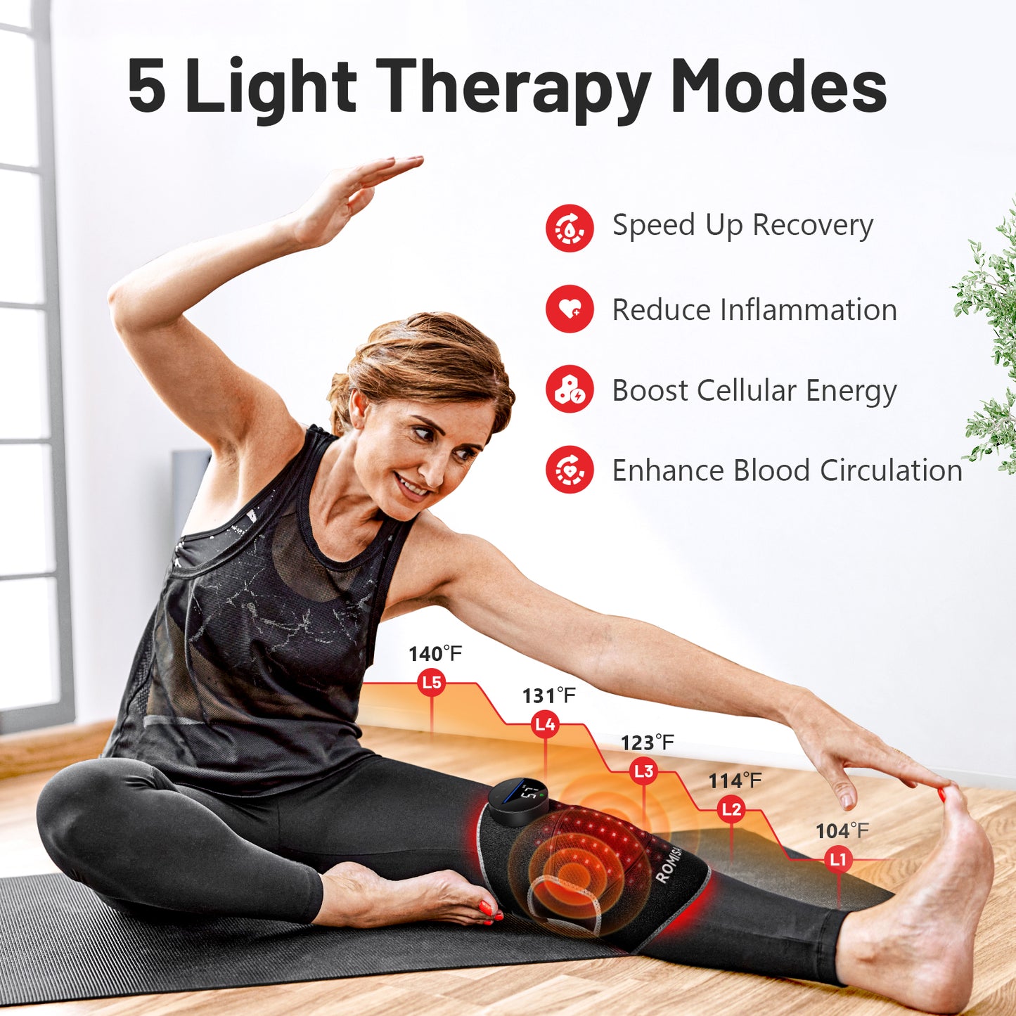 Red Light Therapy Knee Brace