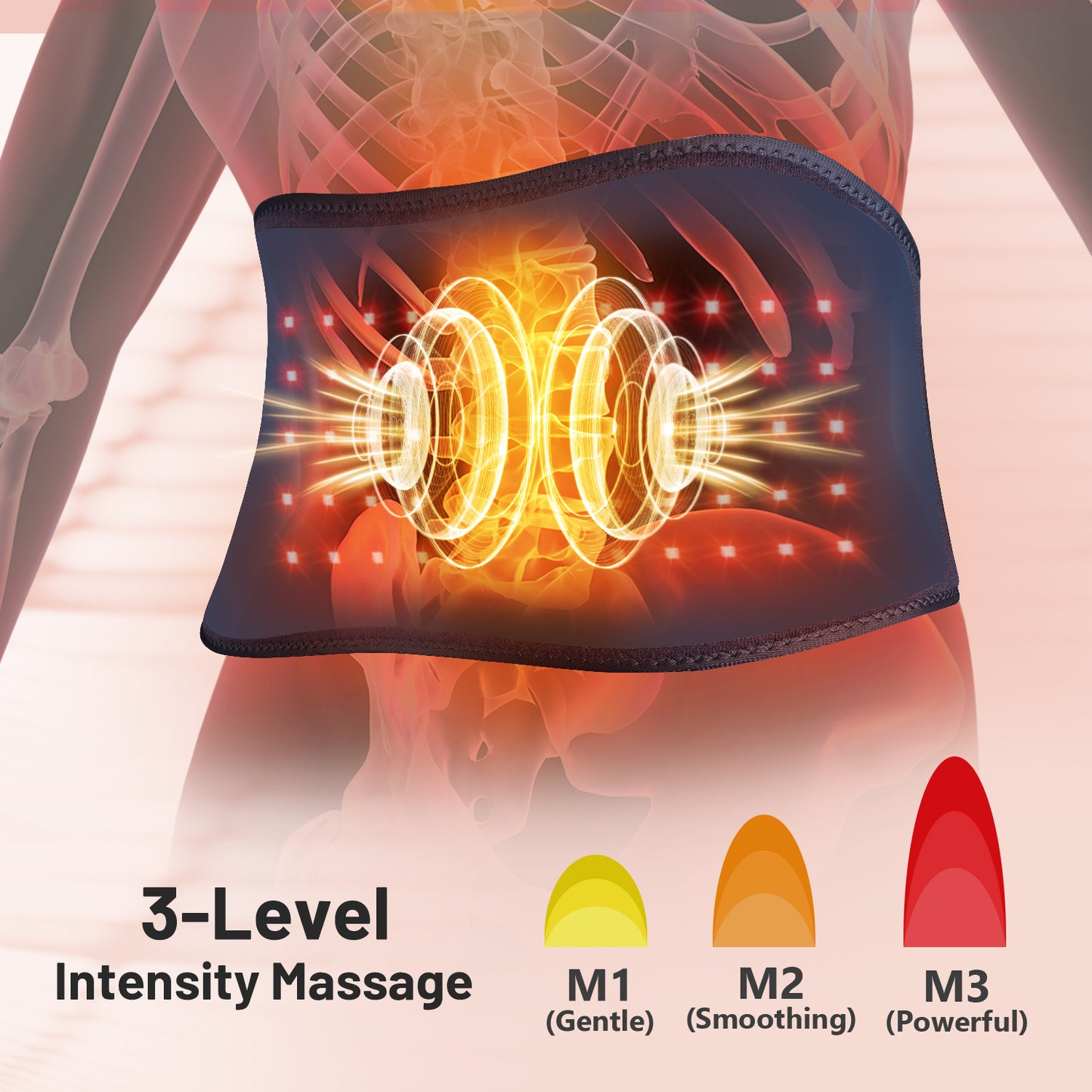 Red Light Therapy Belt & Back Massager