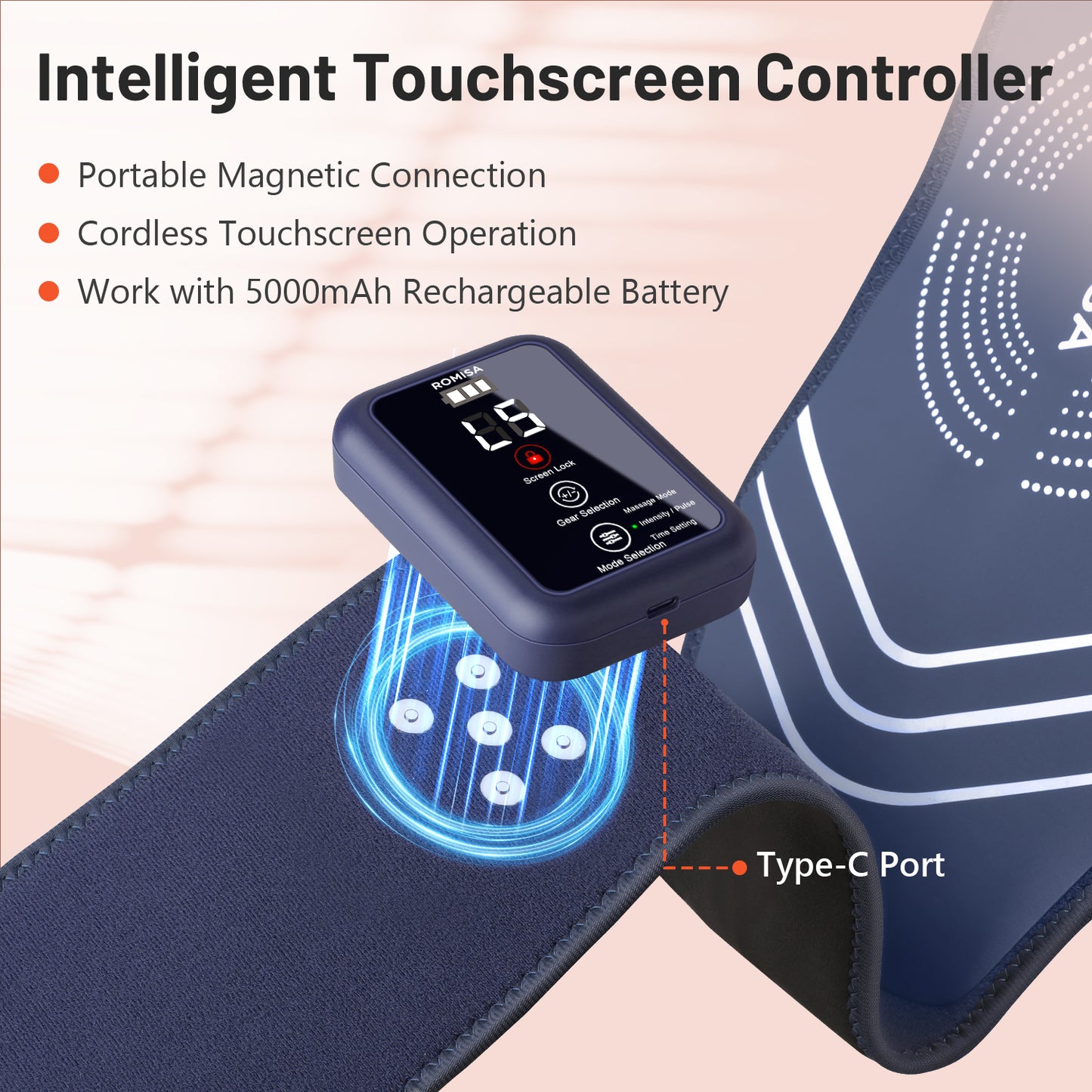 Red Light Therapy Belt & Back Massager
