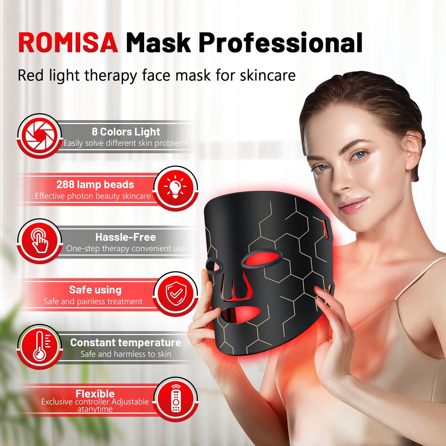 Red Light Therapy Mask for Face