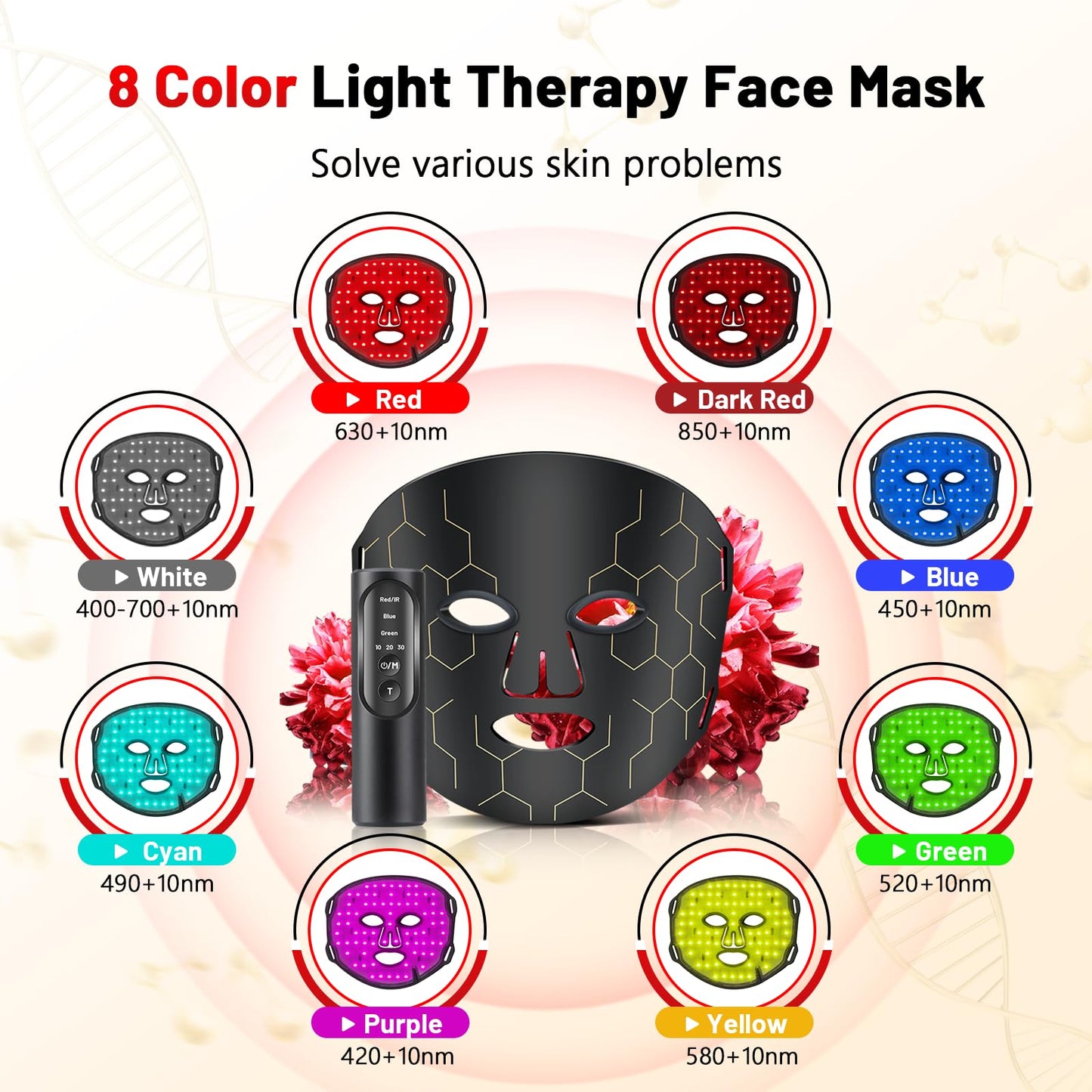 Red Light Therapy Mask for Face