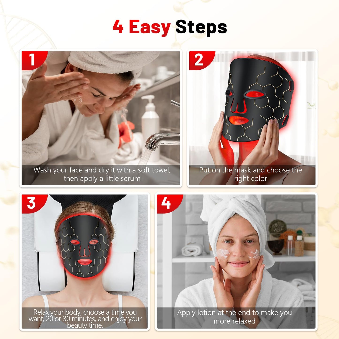 Red Light Therapy Mask for Face