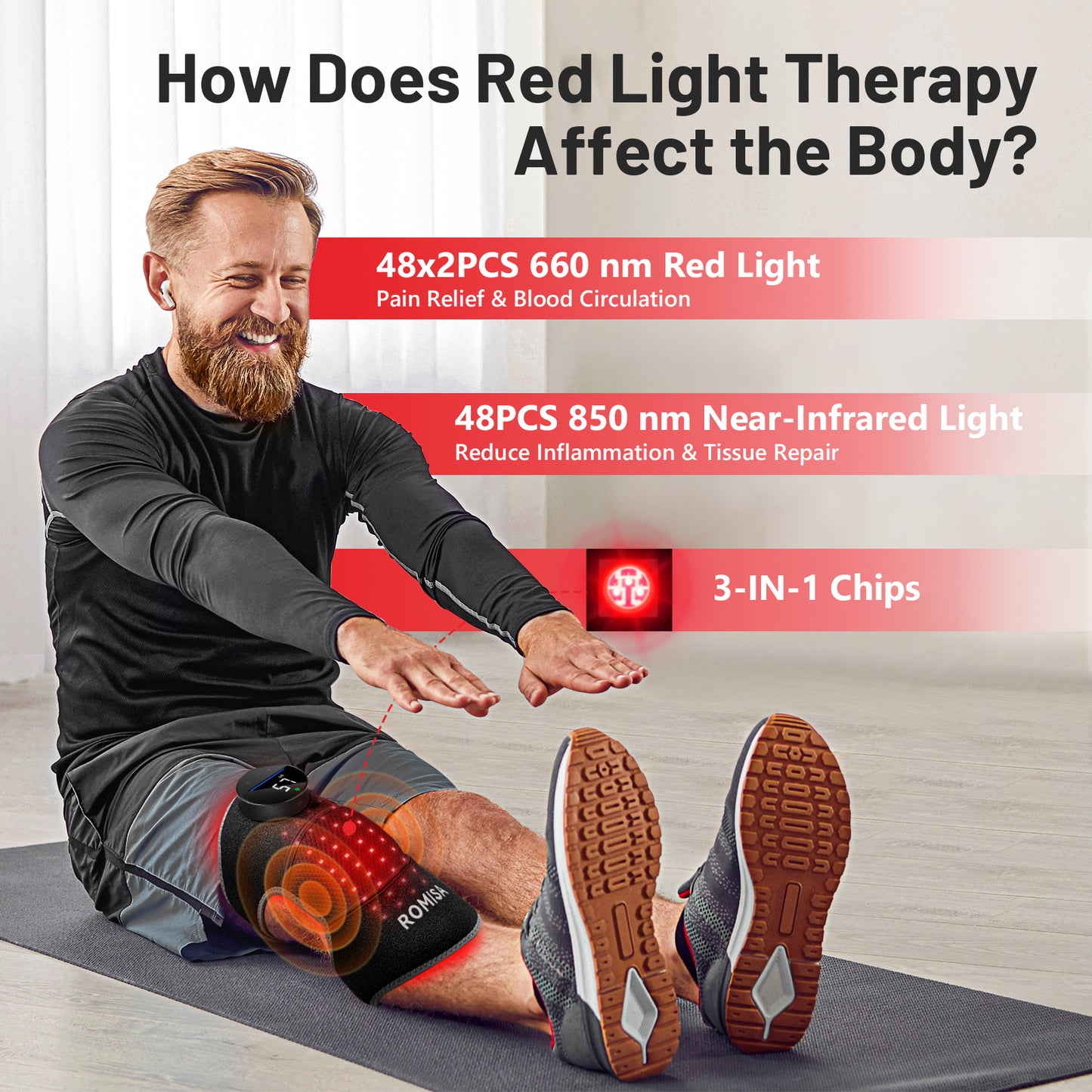 Red Light Therapy Knee Brace